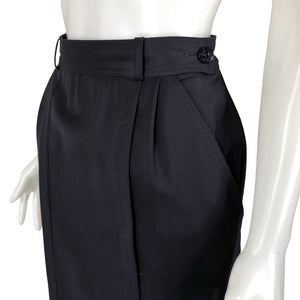 Unisex Escada - Fabric skirt, size 32 - Blue (2)
