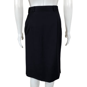 Unisex Escada - Fabric skirt, size 32 - Blue (3)