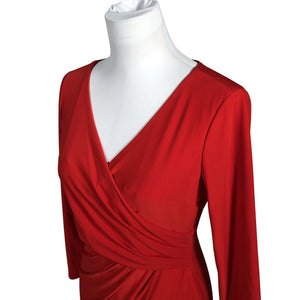 Unisex Lauren Ralph Lauren - Tricot dress, size 36 - Red (2)