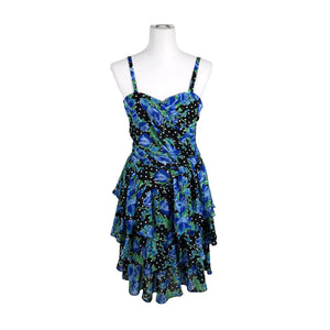 Unisex Eurofashion - Schiffon dress, size 36 - Black (1)