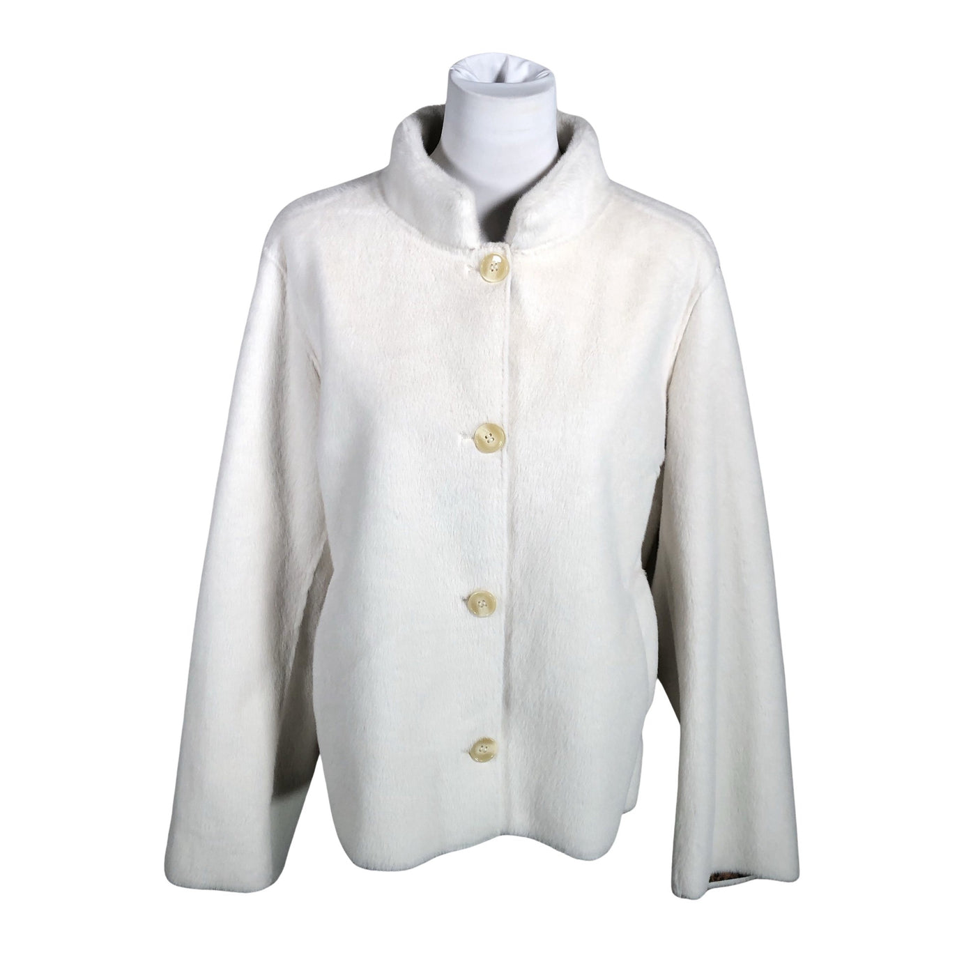 Unisex Rich & Royal - Faux fur coat, size 40 - White (1)
