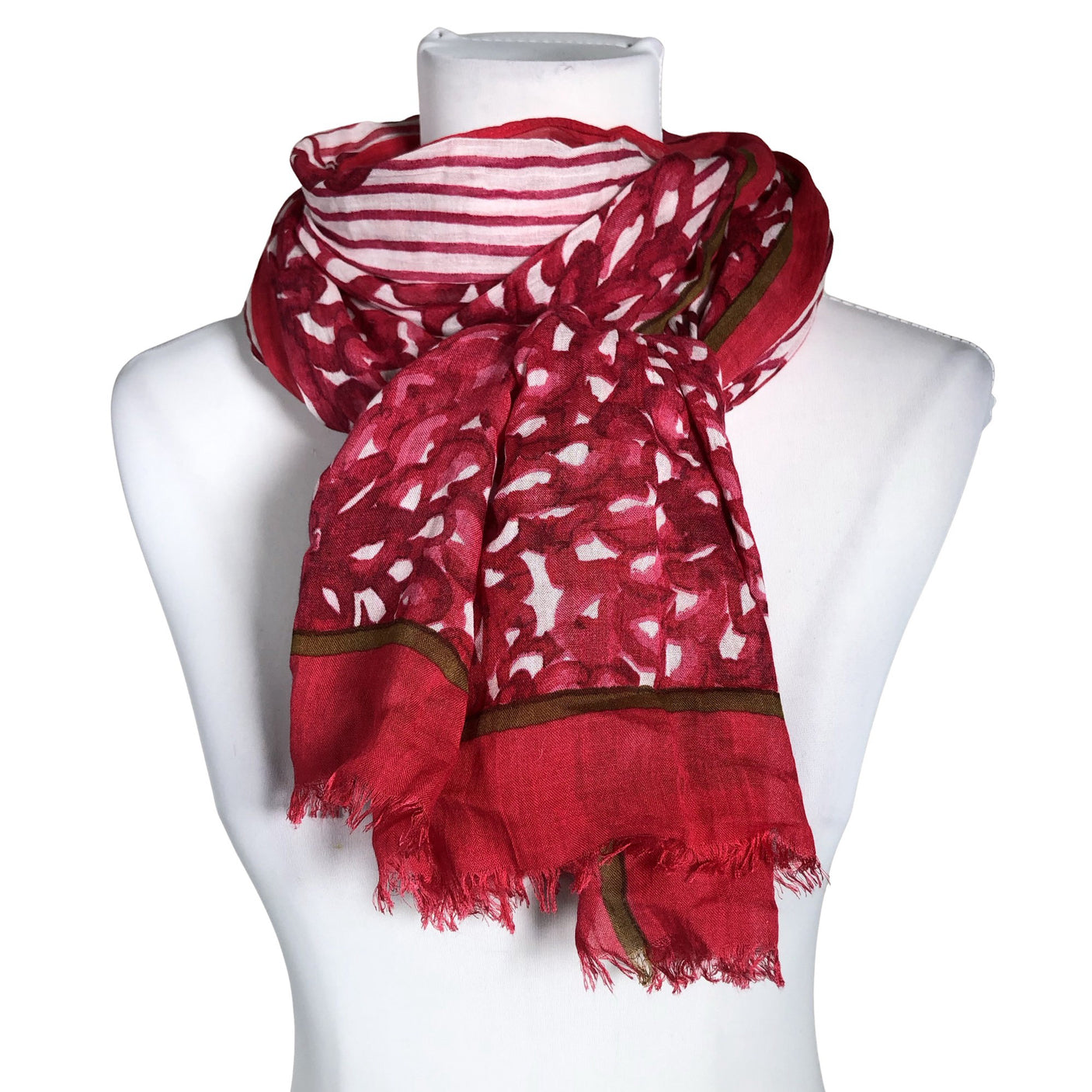 Unisex Marc O'Polo - Scarf, size Ei kokoa - Red (1)
