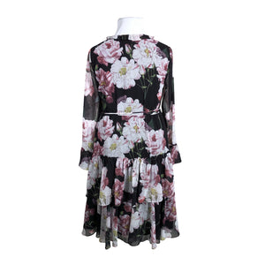 Unisex Ted Baker - Schiffon dress, size 42 - Black (3)