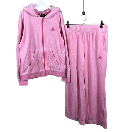 Unisex Adidas - Sweatshirt and pants set, size 146 - 152 - Light pink ()