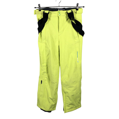 Unisex Peak Mountain - Softshell pants, size 146 - 152 - Yellow ()