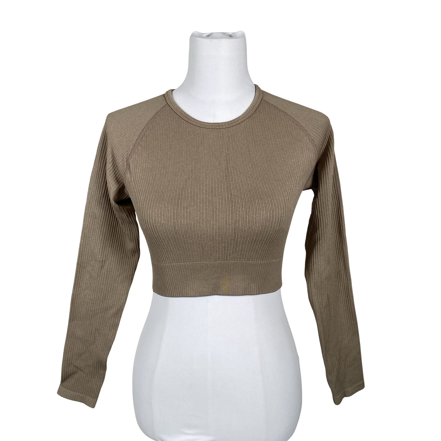 Unisex Aim'n - Sports shirt, long sleeve, size 40 - Brown (1)