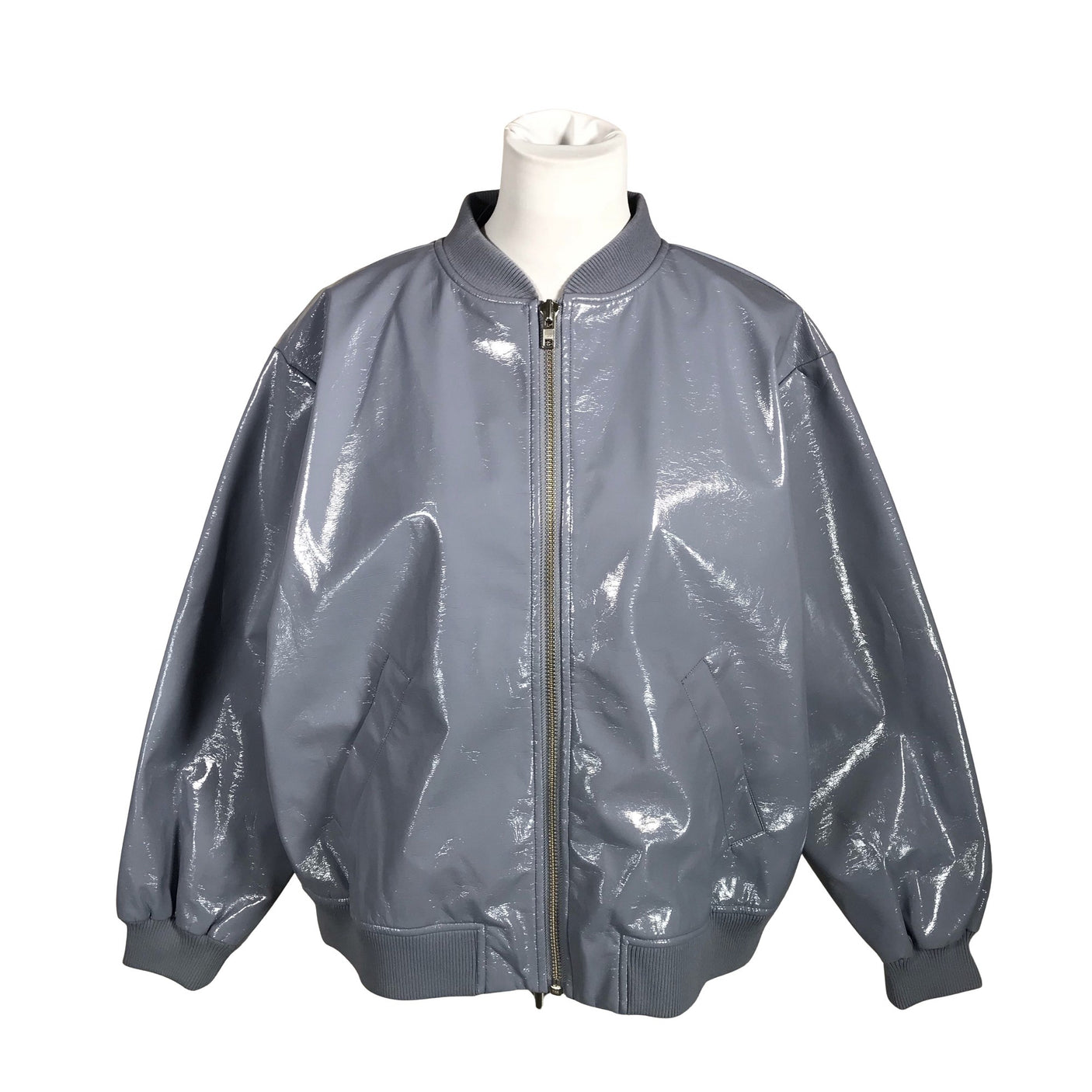 Unisex Modström - Leather jacket, size 36 - Blue (1)