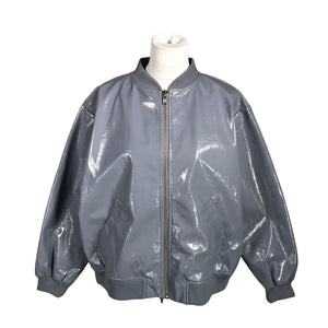 Unisex Modström - Leather jacket, size 36 - Blue (1)