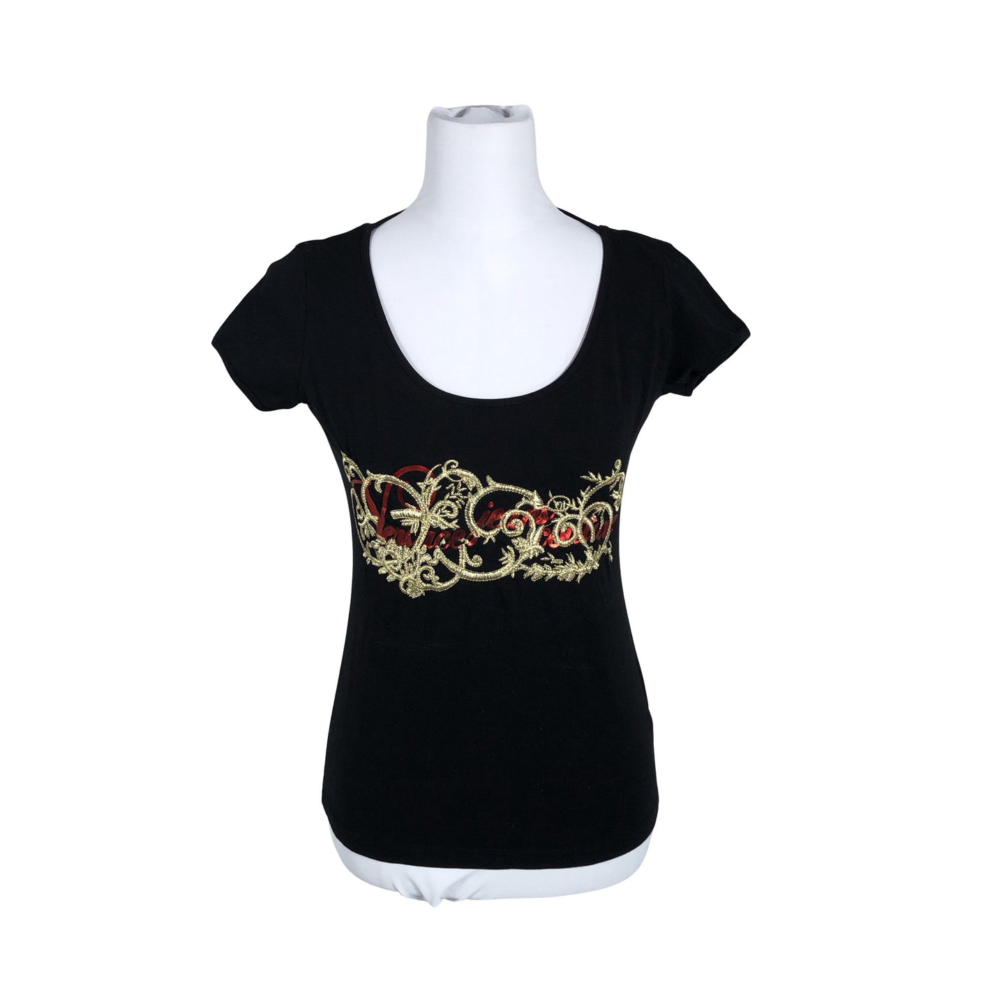 Unisex Versace Jeans Couture - T-shirt, size 36 - Black (1)