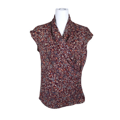 Unisex Sand Jeans - Short-sleeved blouse, size 40 - Wine red ()