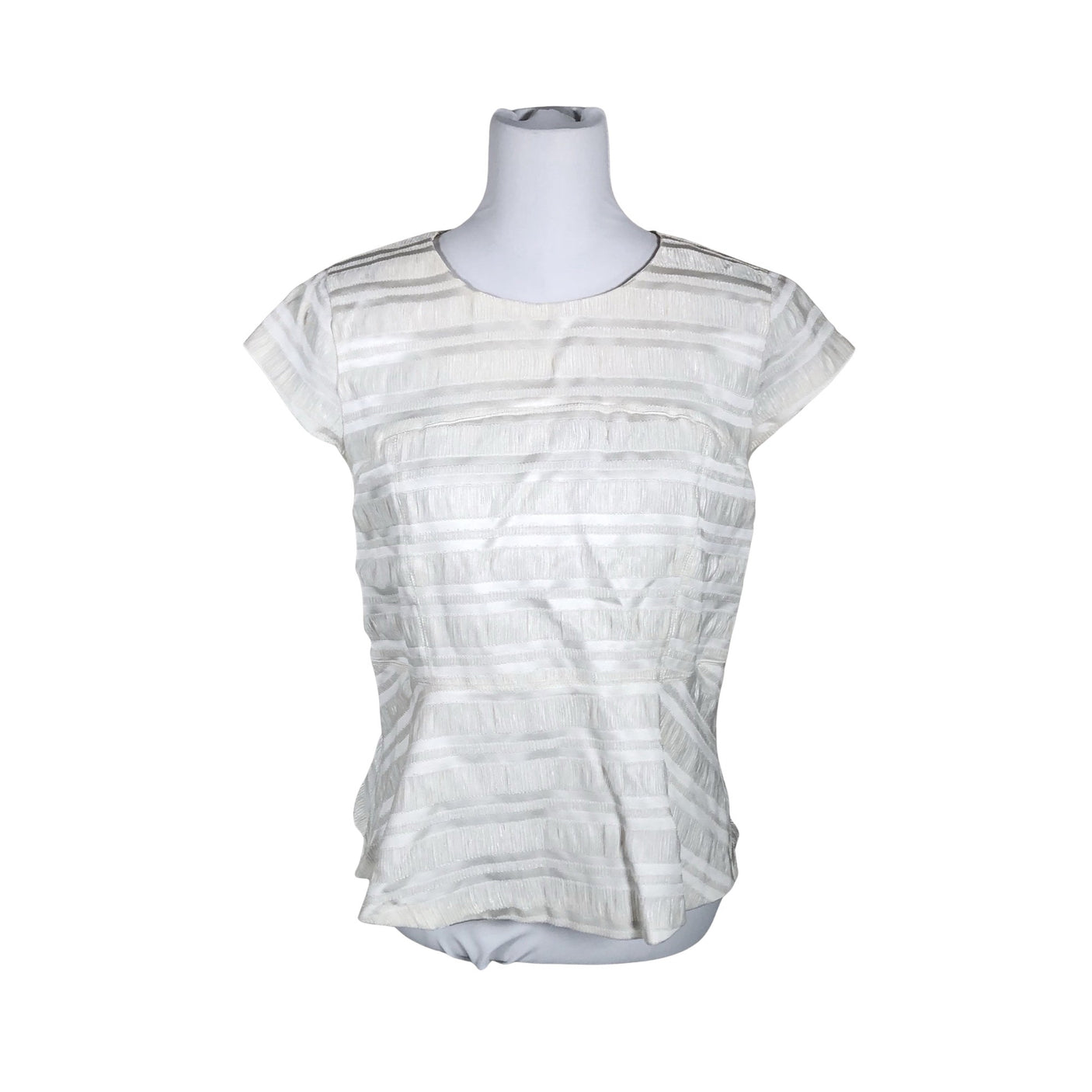 Unisex Style Butler - Short-sleeved blouse, size 40 - Natural white (1)