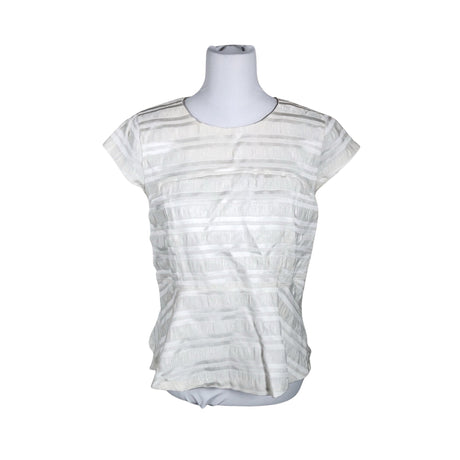 Unisex Style Butler - Short-sleeved blouse, size 40 - Natural white ()