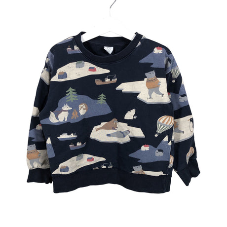Unisex Lindex - Sweatshirt, size 122 - 128 - Blue ()