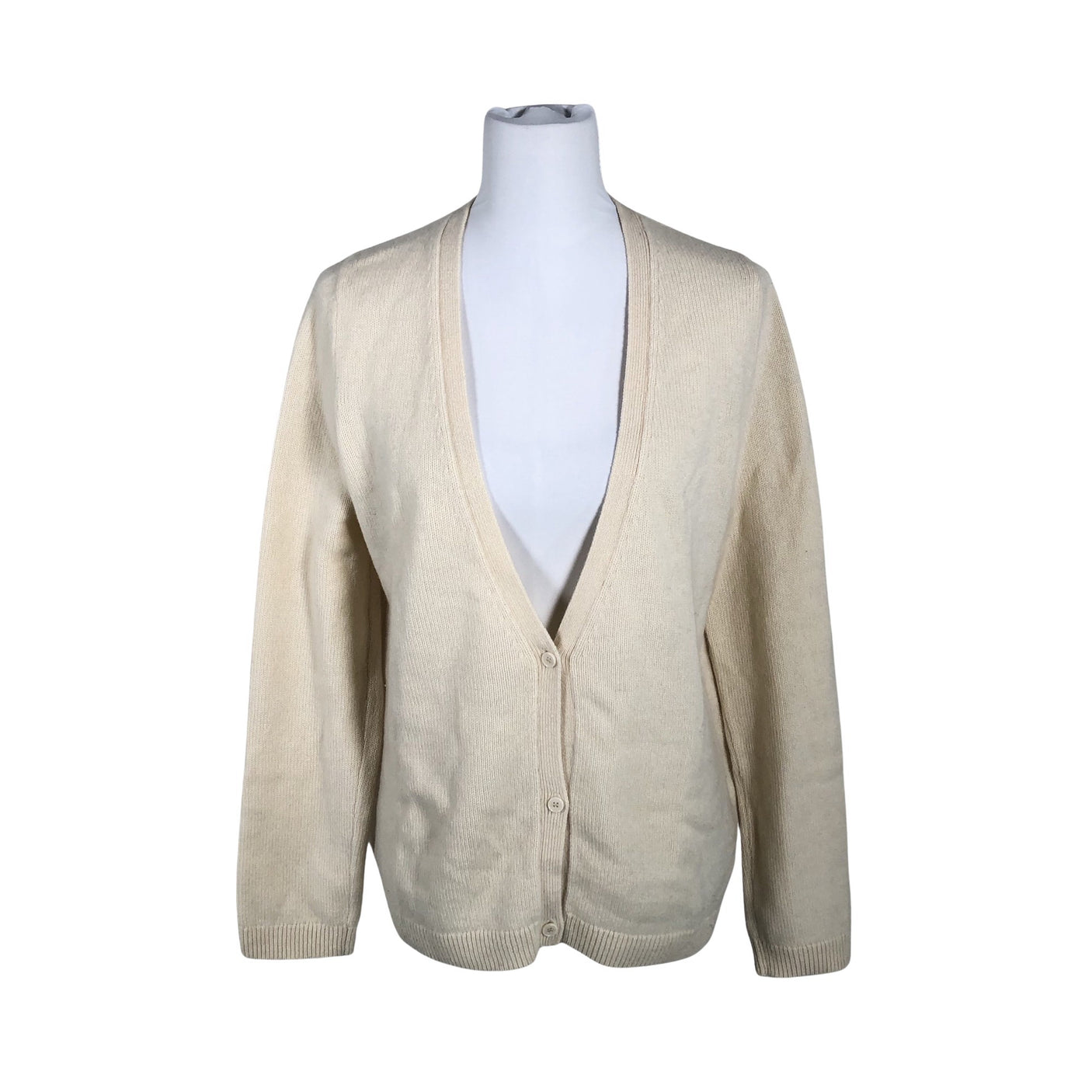 Unisex COS - Cardigan, size 38 - Natural white (1)