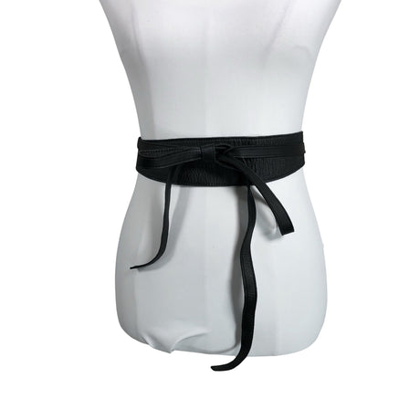 Unisex Kiedo - Leather belt, size Ei kokoa - Black ()