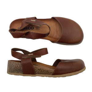 Unisex Igi&Co - Wedge sandals, size 39 - Brown (1)