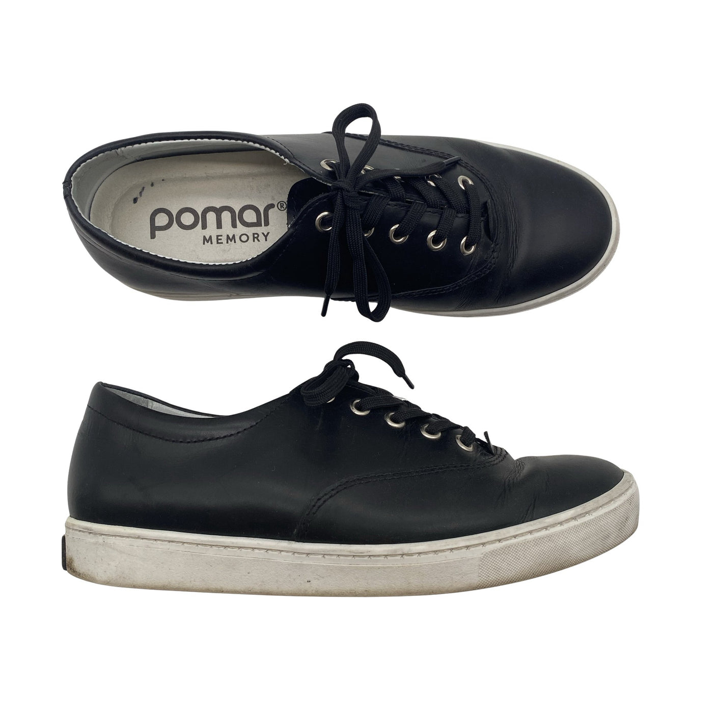 Unisex Pomar - Casual sneakers, size 39 - Black (1)