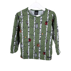 Unisex Villervalla - Tricot shirt, size 104 - 110 - Green (1)