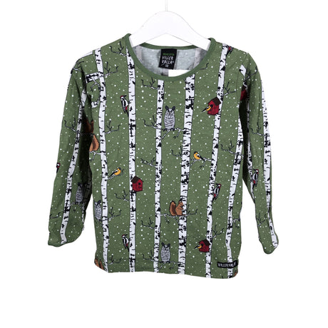 Unisex Villervalla - Tricot shirt, size 104 - 110 - Green ()