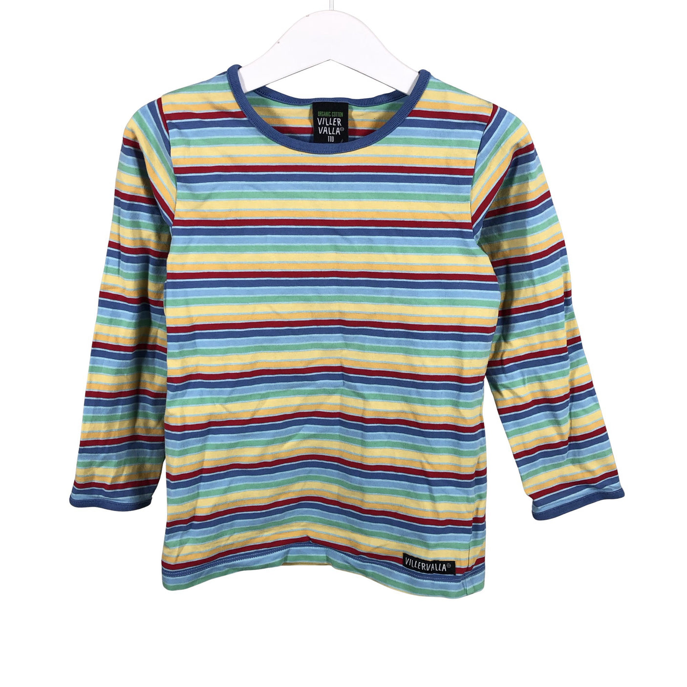 Unisex Villervalla - Tricot shirt, size 104 - 110 - Light blue (1)