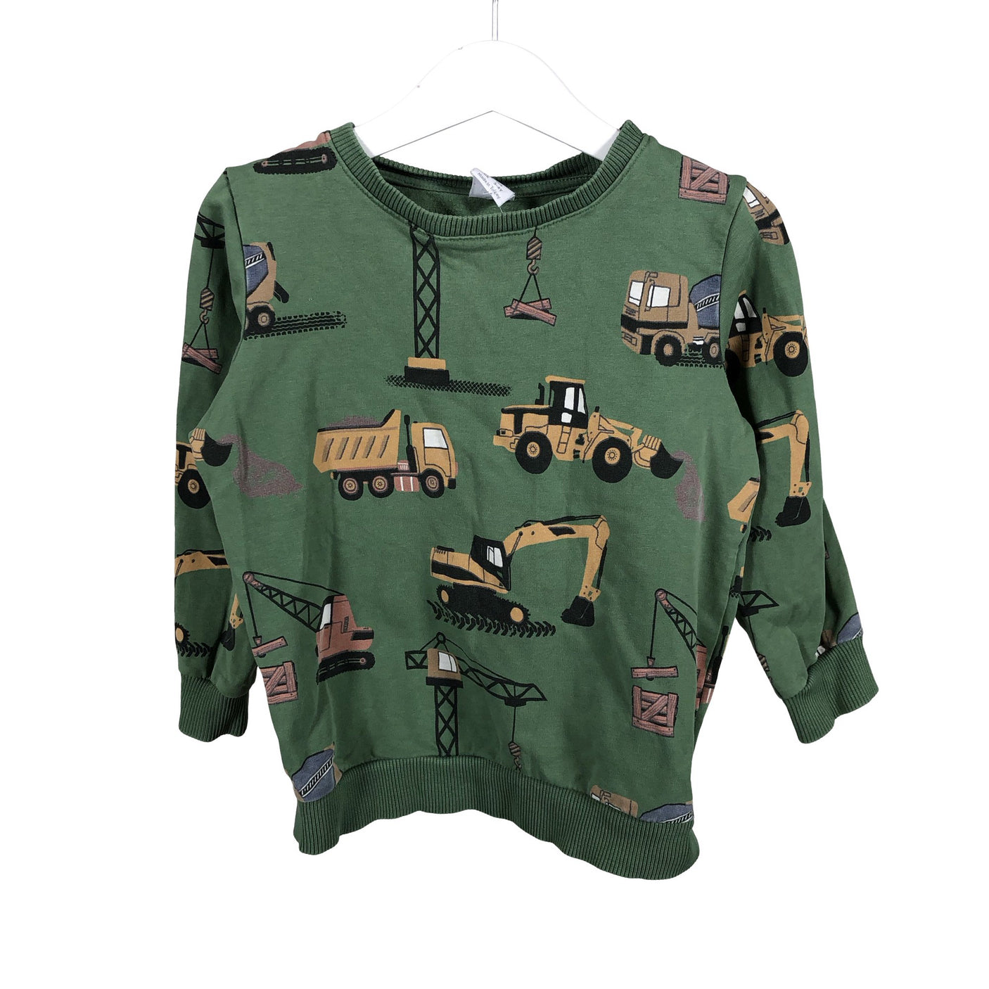 Unisex Lindex - Sweatshirt, size 98 - 104 - Green (1)