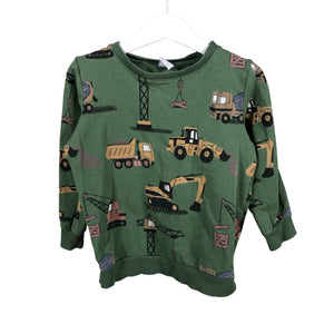 Unisex Lindex - Sweatshirt, size 98 - 104 - Green (1)