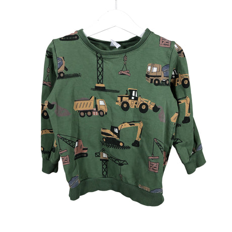 Unisex Lindex - Sweatshirt, size 98 - 104 - Green ()