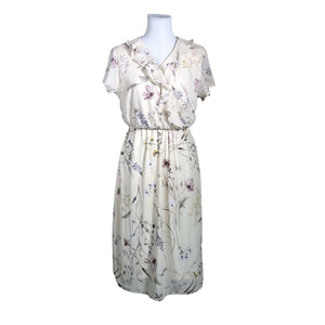 Unisex H&M Mama - Schiffon dress, size 38 - Beige (1)