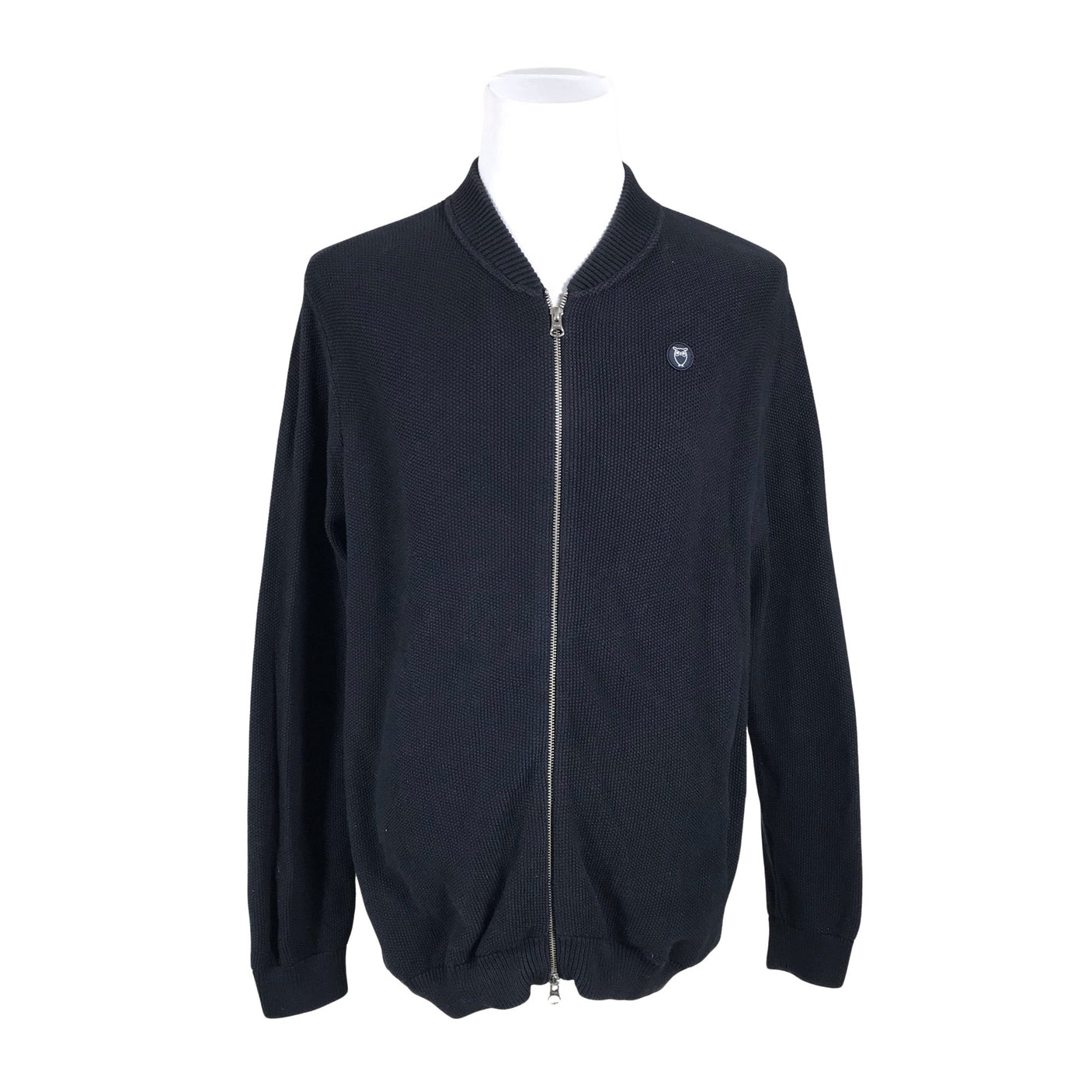 Unisex Knowledge Cotton Apparel - Cardigan, size L - Blue (1)