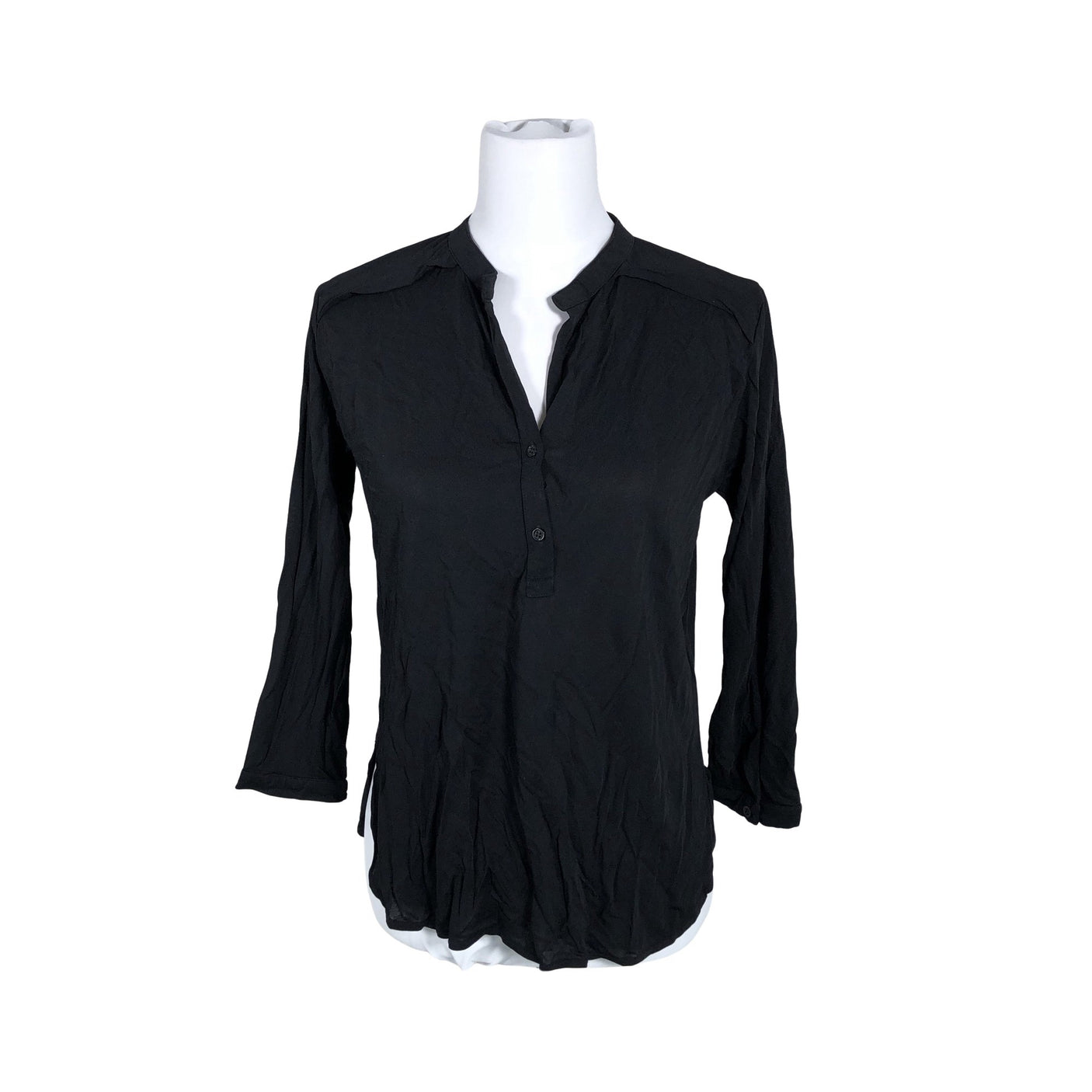 Unisex Filippa K. - Tricot shirt, size 38 - Black (1)