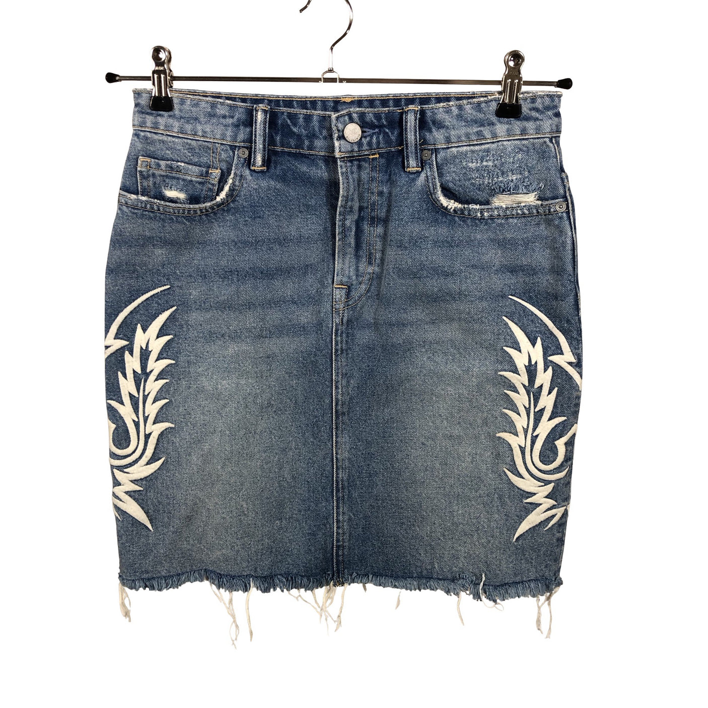 Unisex All Saints - Denim skirt, size 38 - Blue (1)