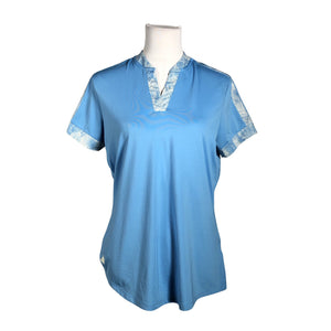 Unisex Adidas - Sports shirt, short sleeve, size 38 - Light blue (1)