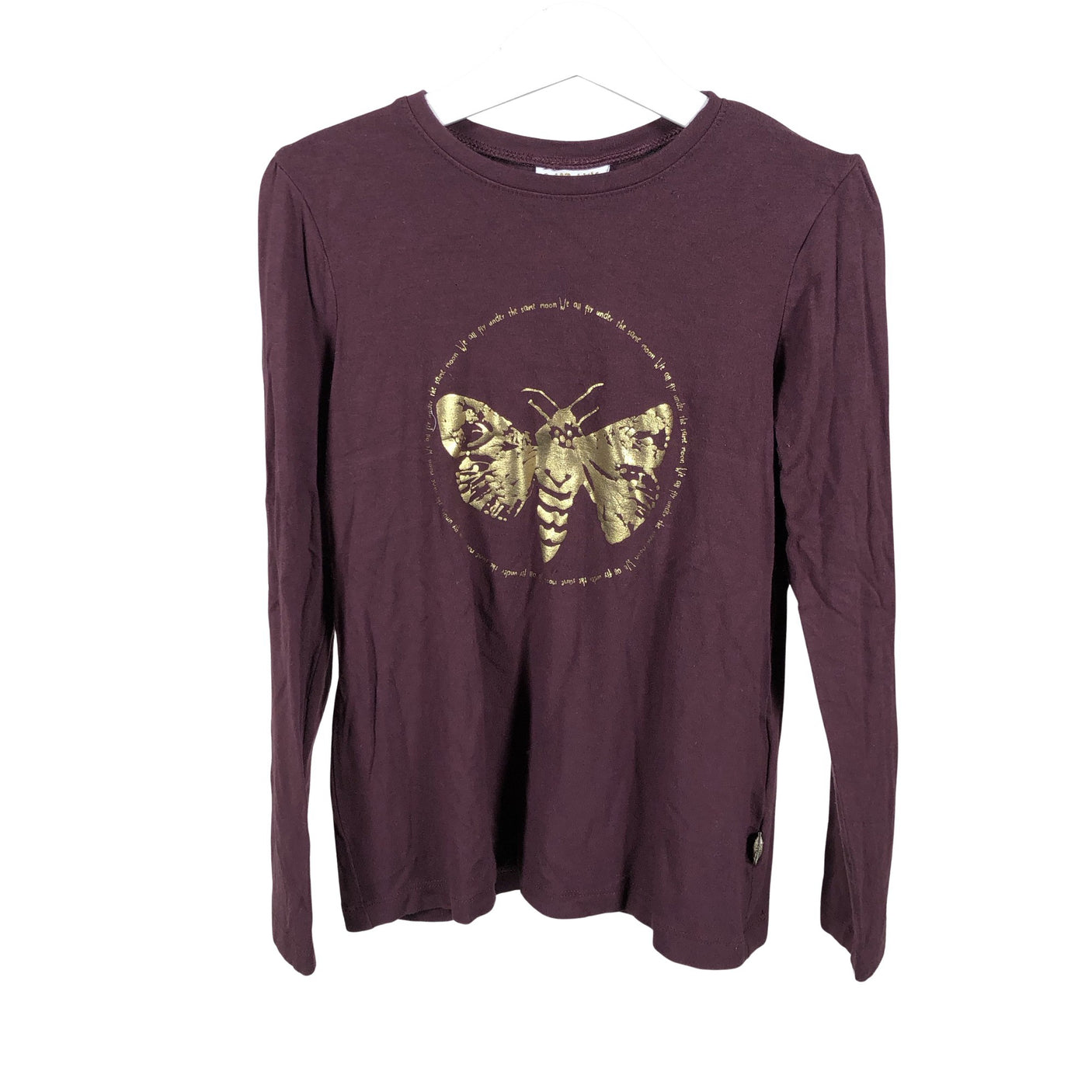 Unisex POMPdeLUX - Tricot shirt, size 122 - 128 - Wine red (1)