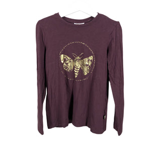 Unisex POMPdeLUX - Tricot shirt, size 122 - 128 - Wine red (1)
