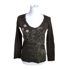 Unisex Esprit - Tricot shirt, size 36 - Brown (1)