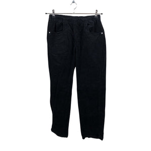 Unisex Signature - Velvet pants, size 36 - Black (1)