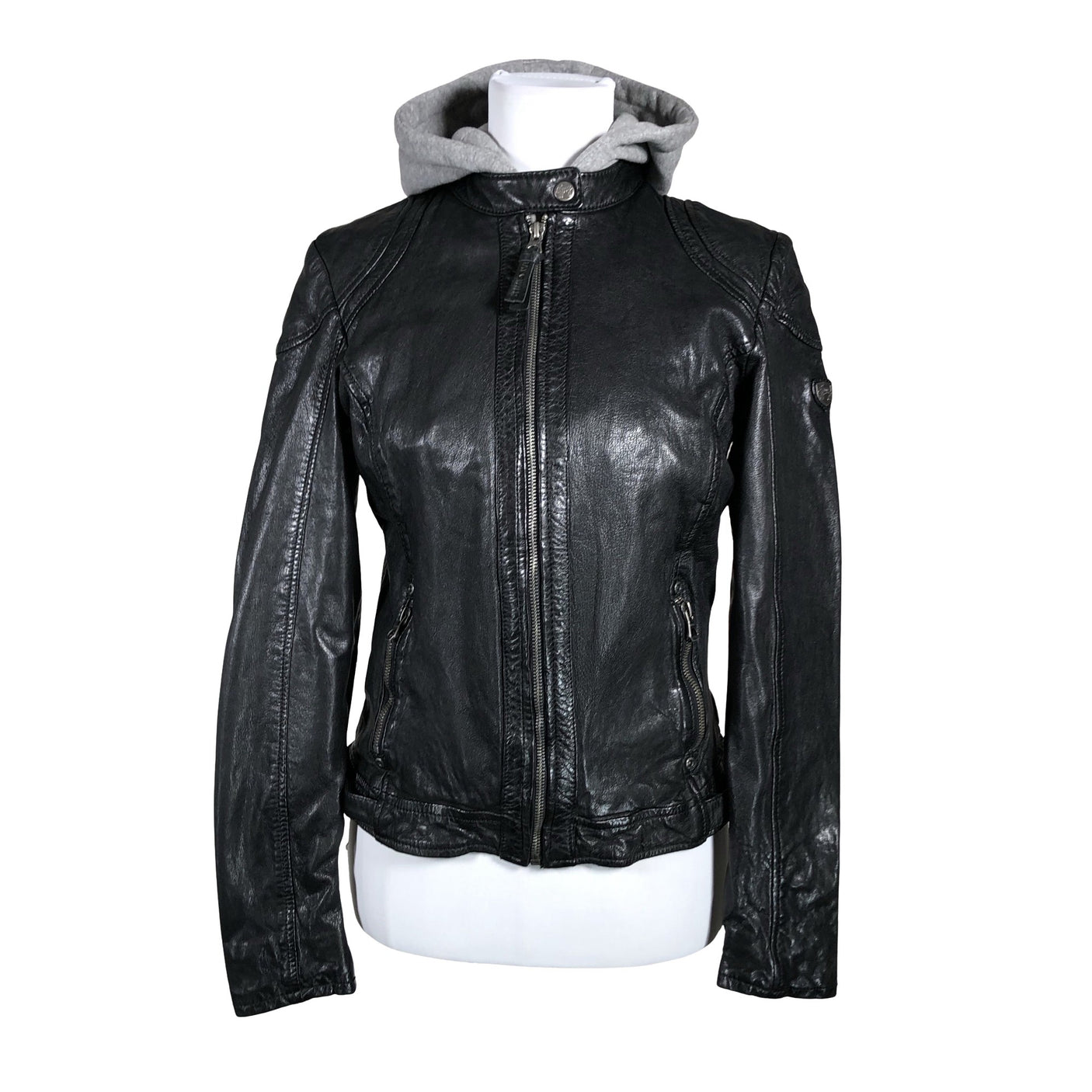 Unisex Gipsy - Leather jacket, size 36 - Black (2)