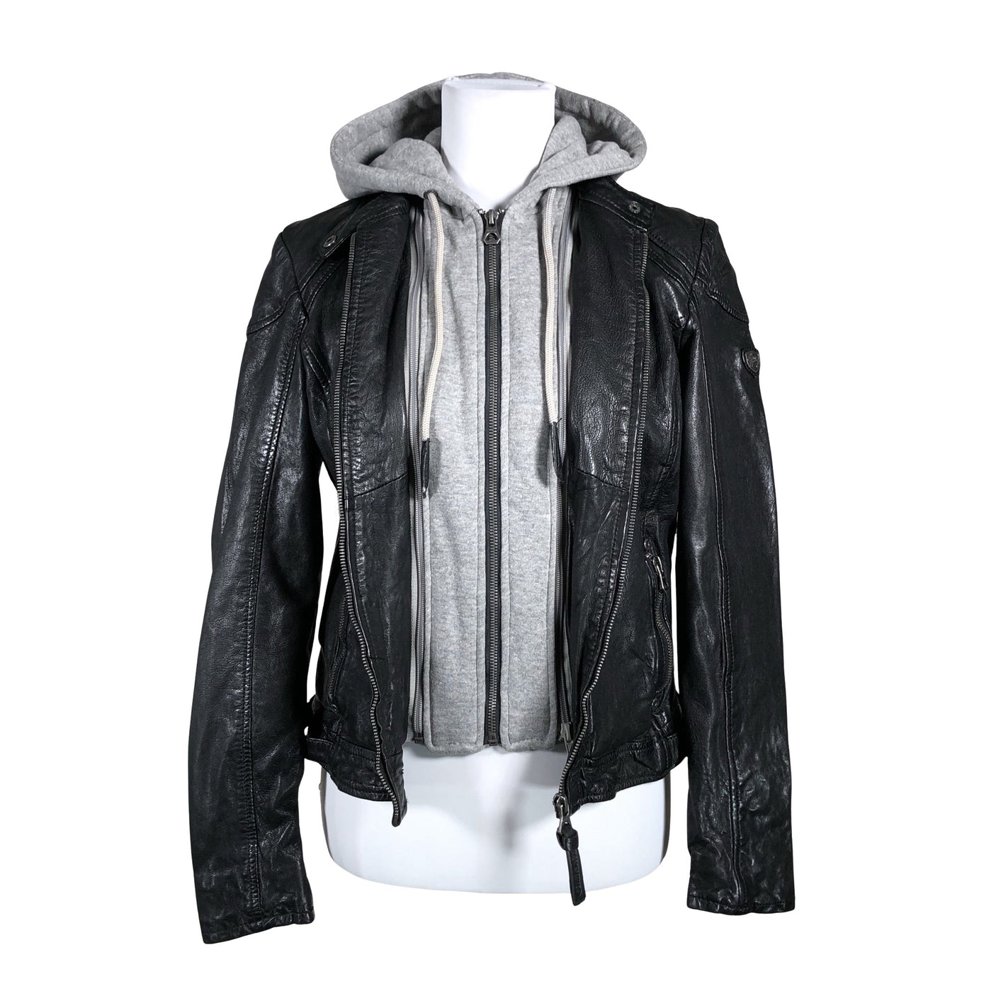 Unisex Gipsy - Leather jacket, size 36 - Black (1)