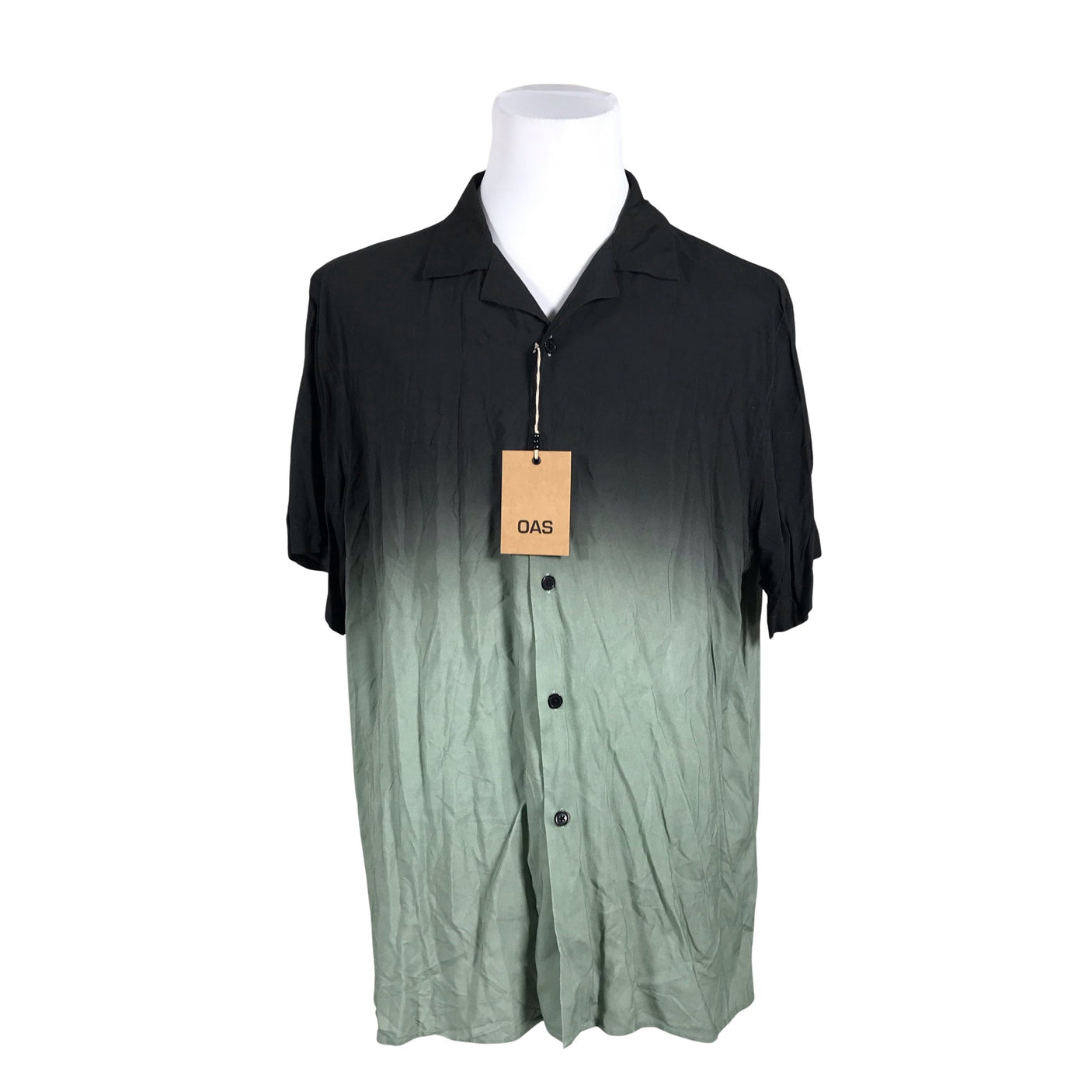 Unisex Oas - Collared shirt, size XXL - Green (1)