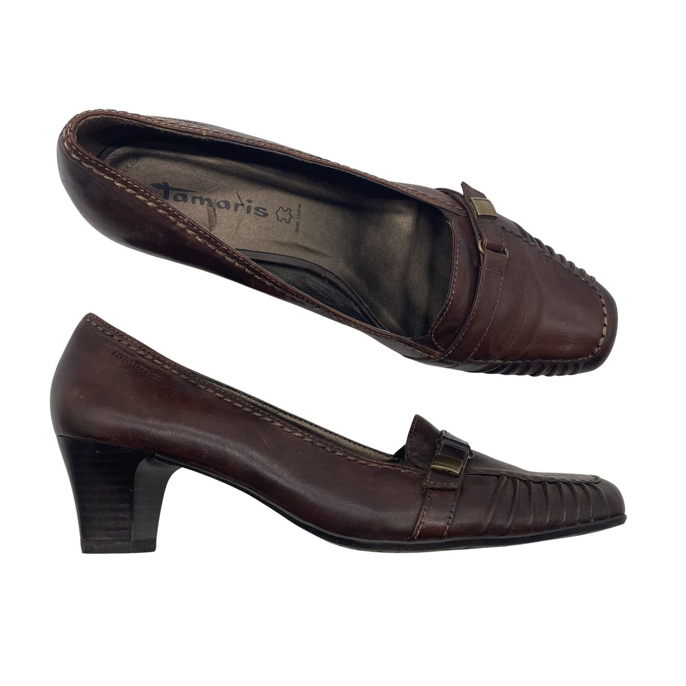 Unisex Tamaris - High heels, size 41 - Brown (1)