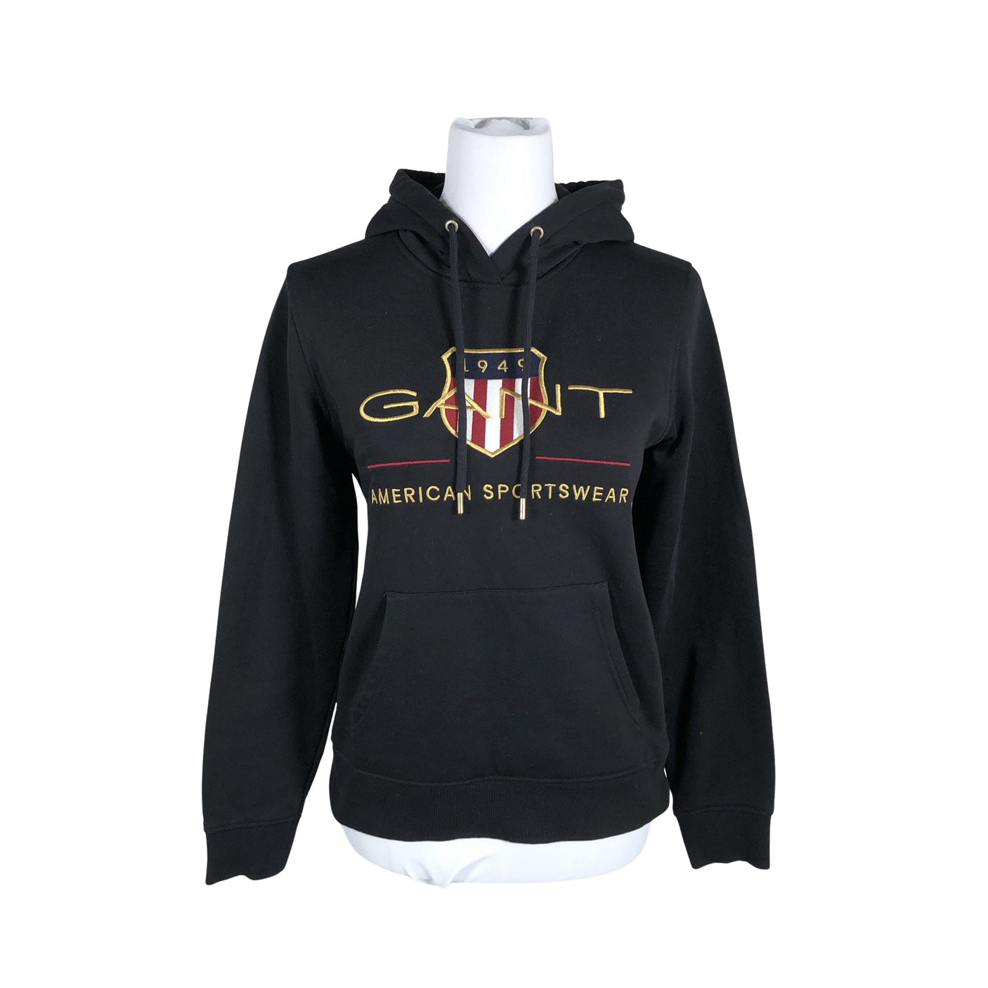 Unisex Gant - Hoodie, size 36 - Black (1)
