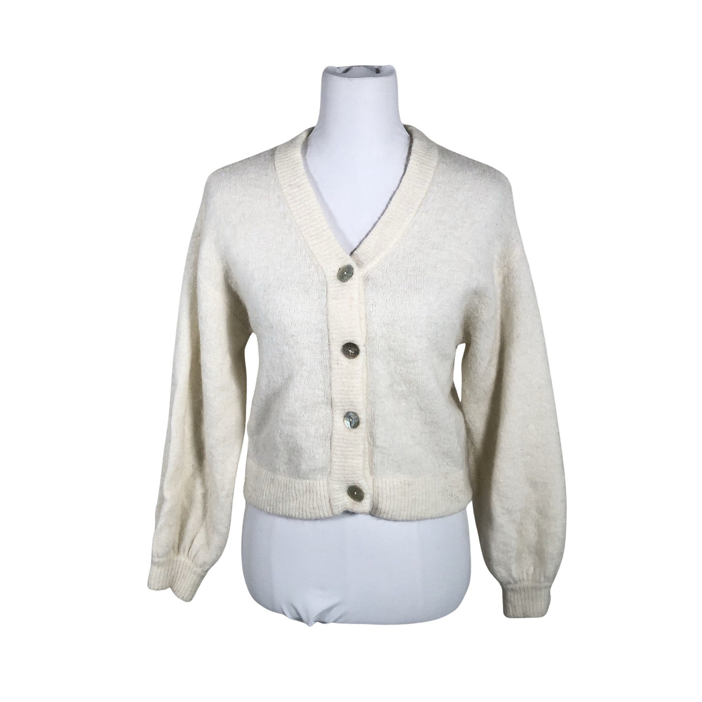 Unisex MSCH Copenhagen - Cardigan, size 32 - White (1)