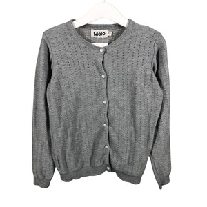 Unisex Molo Kids - Cardigan, size 122 - 128 - Gray (1)