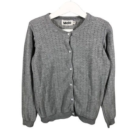 Unisex Molo Kids - Cardigan, size 122 - 128 - Gray ()