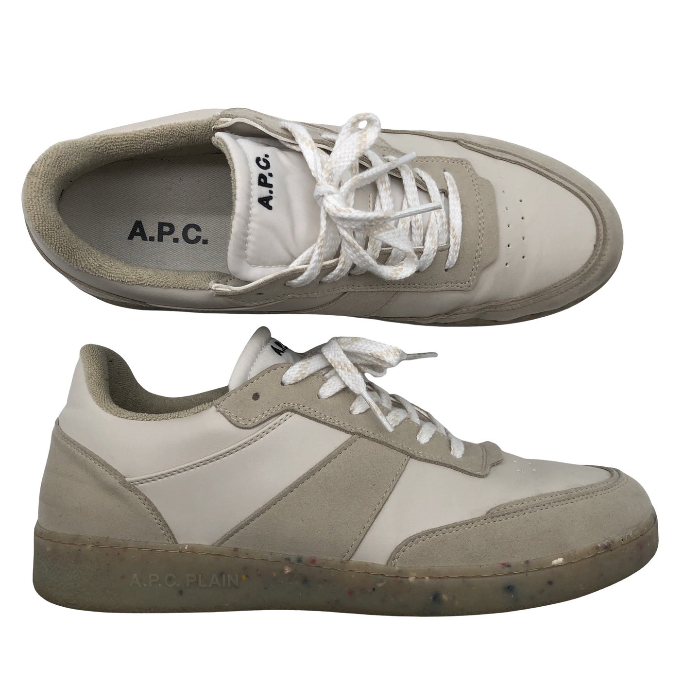 Unisex A.P.C. - Casual sneakers, size XS - Beige (1)