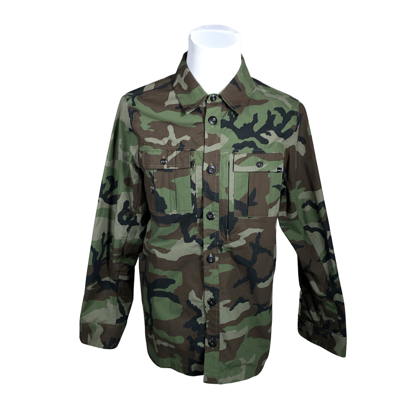 Unisex Nike - Collared shirt, size L - Green (1)