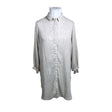 Unisex Cut & Pret - Schiffon tunic, size 42 - Natural white ()