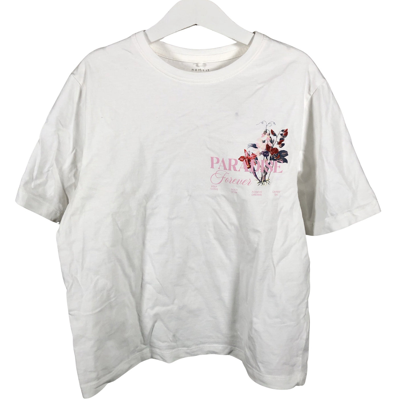 Unisex Name It - T-shirt, size 134 - 140 - White (1)