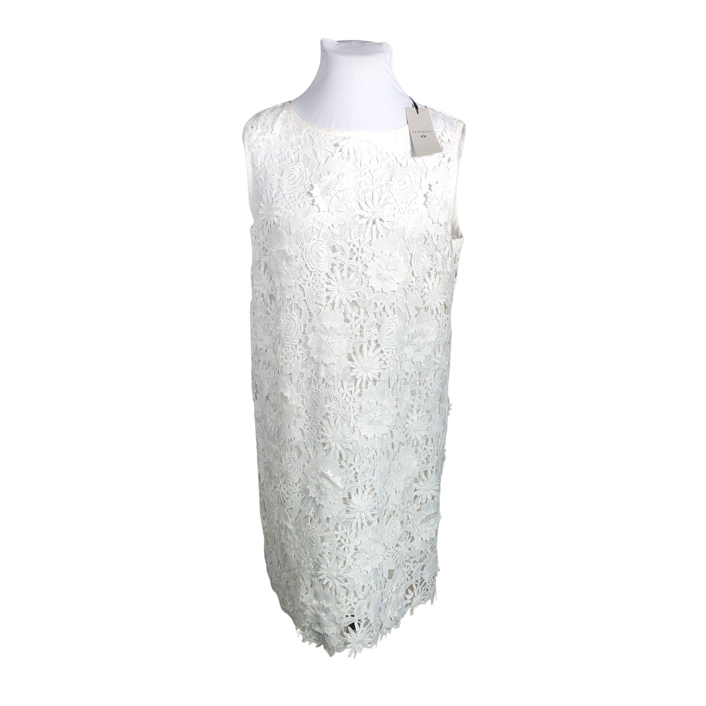 Unisex Andiata - Party dress, size 44 - White (1)