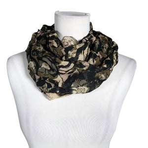 Unisex Lasessor - Circle scarf, size Midi - Black (1)